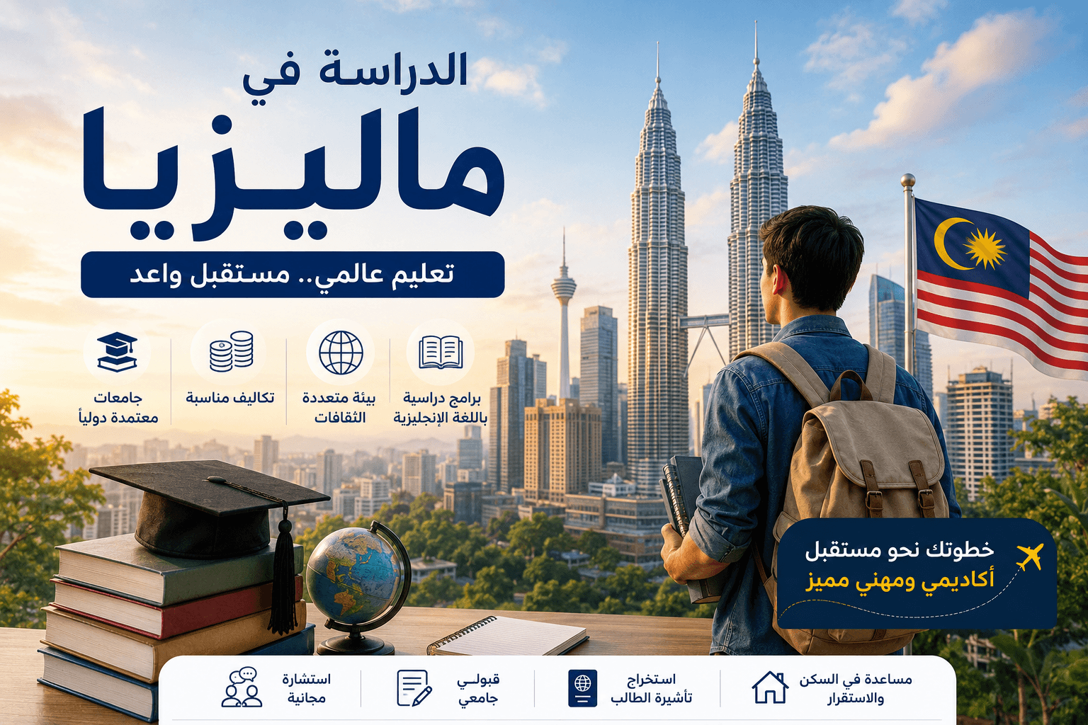 الدراسة في ماليزيا للطلاب الدوليين | دليل مبسط للبدء 2026