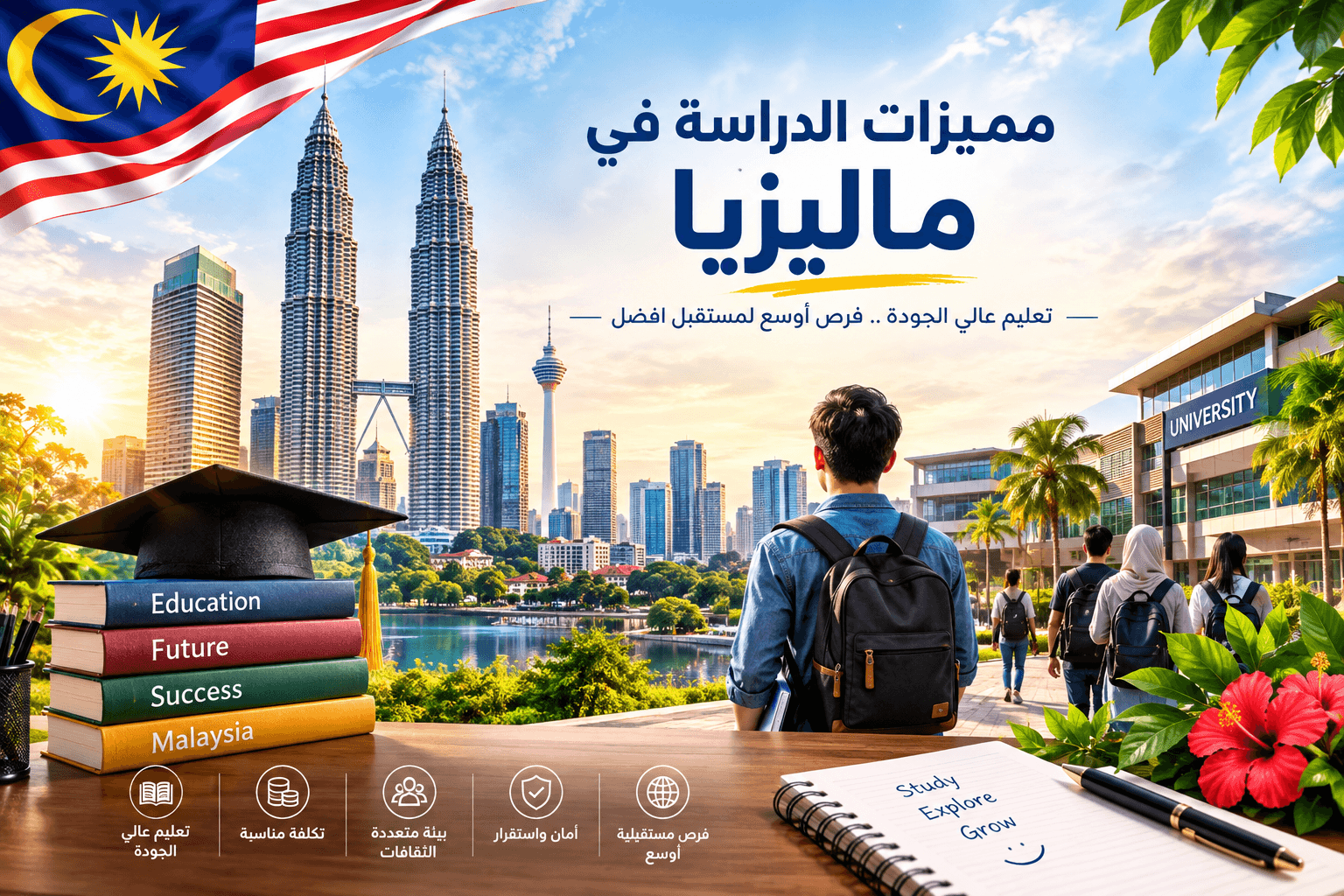 مميزات الدراسة في ماليزيا