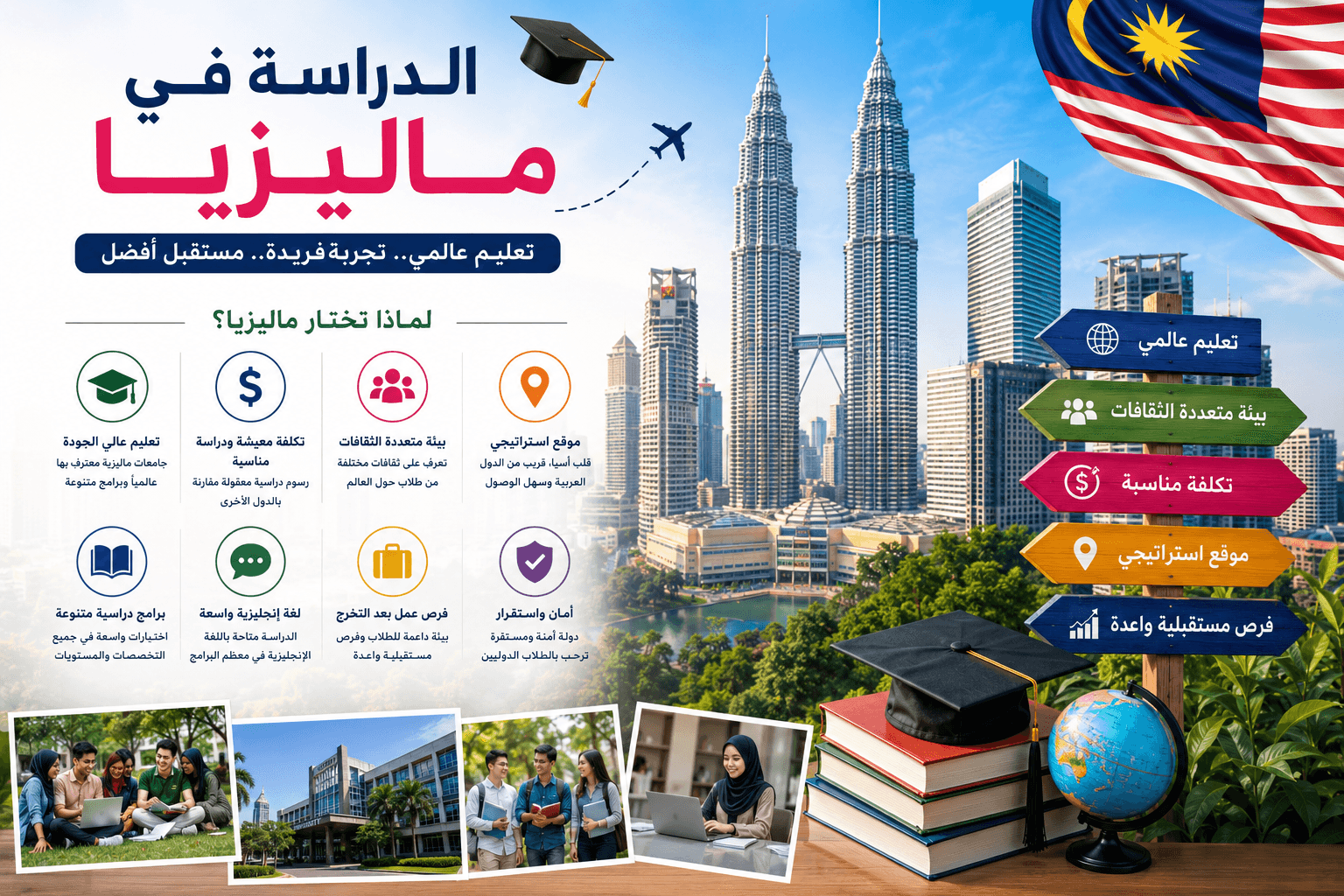 هل ماليزيا مناسبة للدراسة؟ دليل شامل للطلاب الدوليين قبل اتخاذ القرار 2026